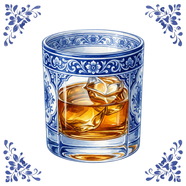 Tegeltje Delfts Blauw - Whisky