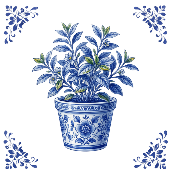 Tegeltje Delfts Blauw - Plant