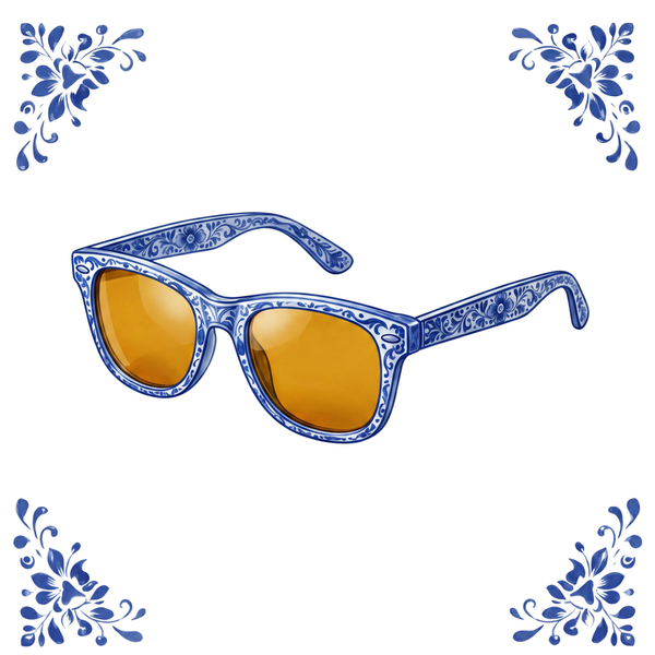Tegeltje Delfts Blauw - Zonnebril