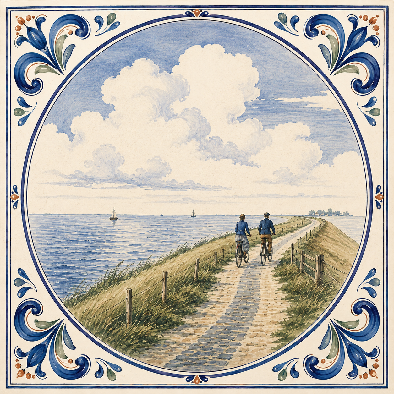 Karakteristieke Fietstocht op de Dijk