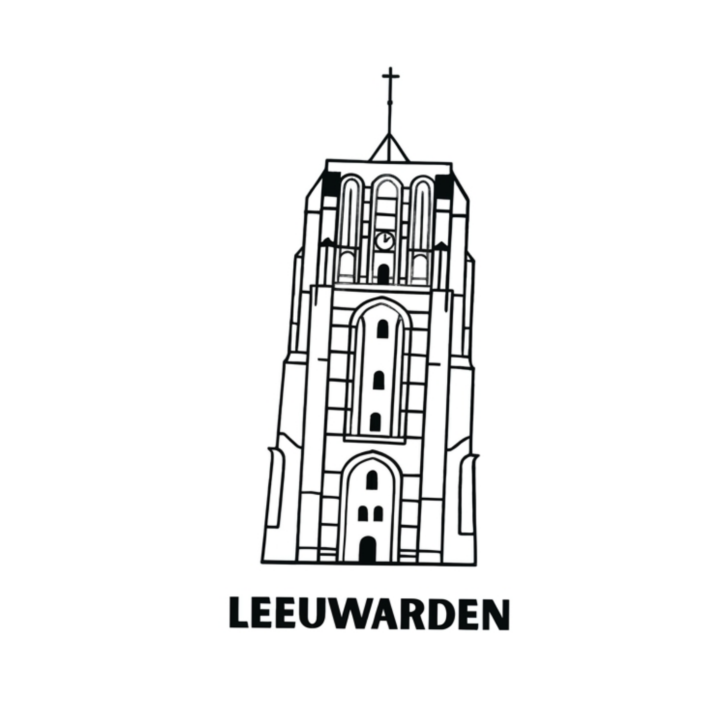 Oldehove potlood tegeltje