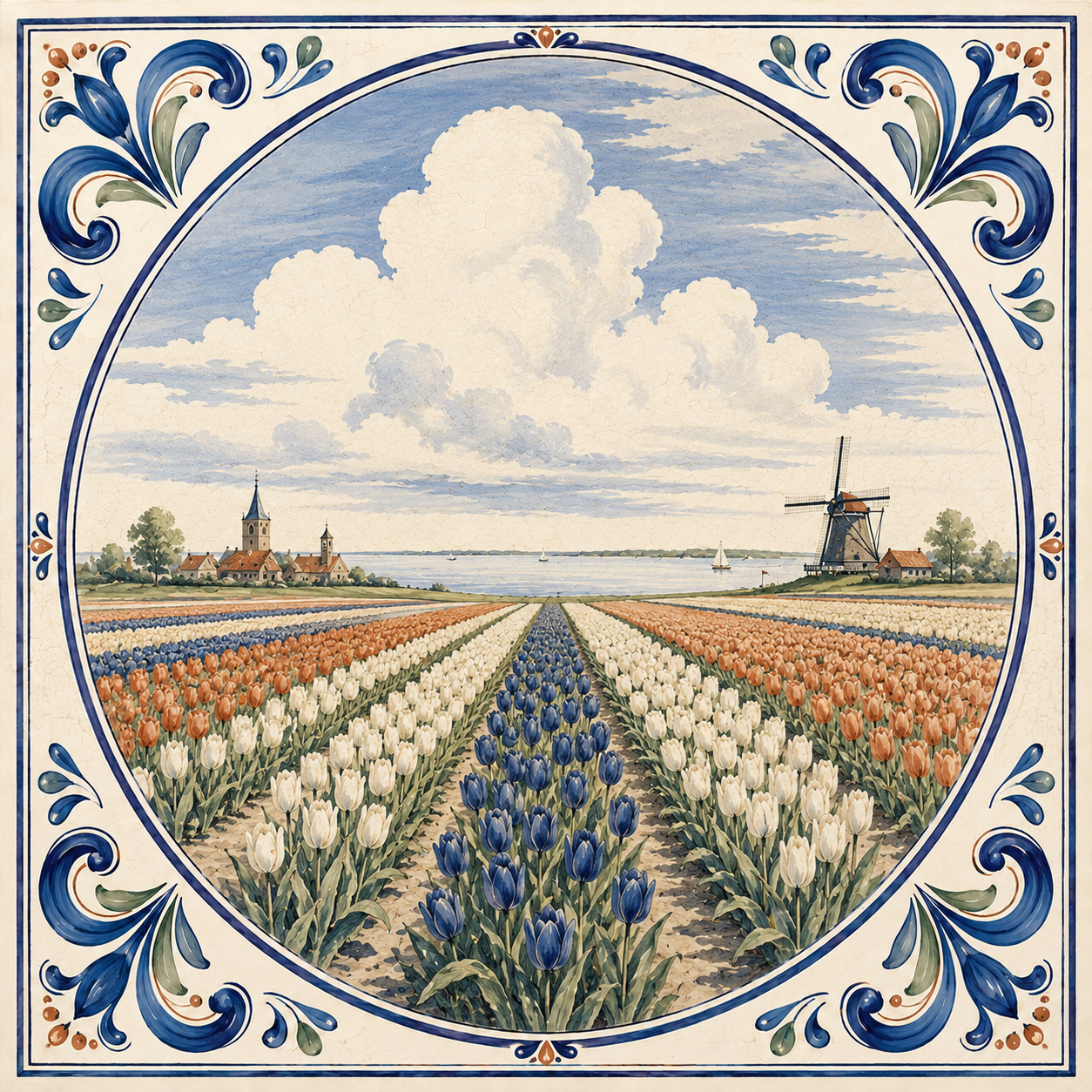 Karakteristieke Tulpenvelden