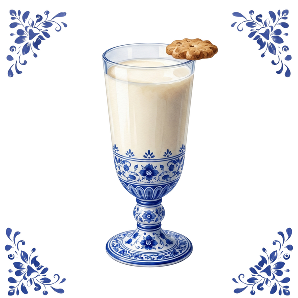Tegeltje Delfts Blauw - Glas Melk