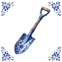 Tegeltje Delfts Blauw - Schep - 2