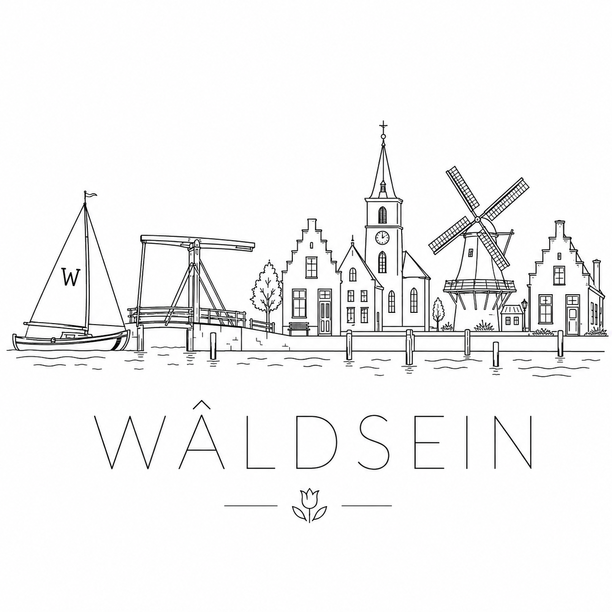 Wâldsein dorpsaanzicht
