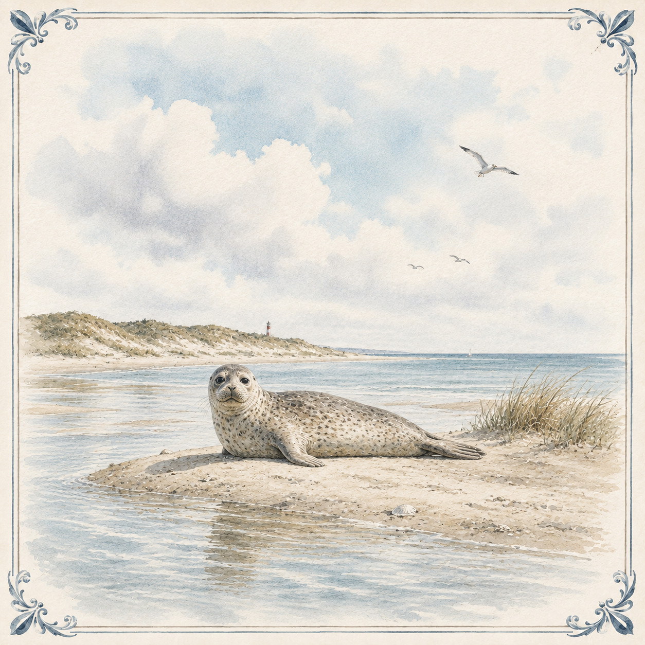 Eilandgevoel - Zeehond aan strand
