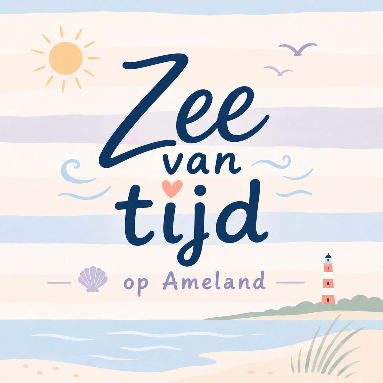 Pastel - Zee van tijd op Ameland