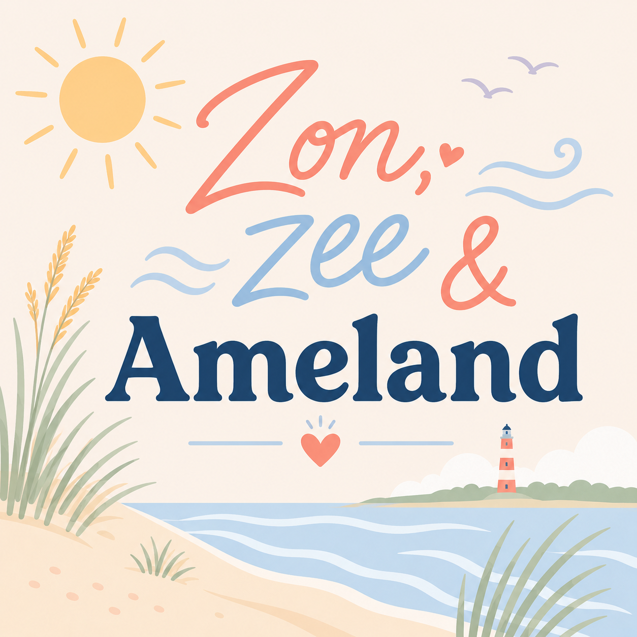 Pastel - Zon, zee & Ameland