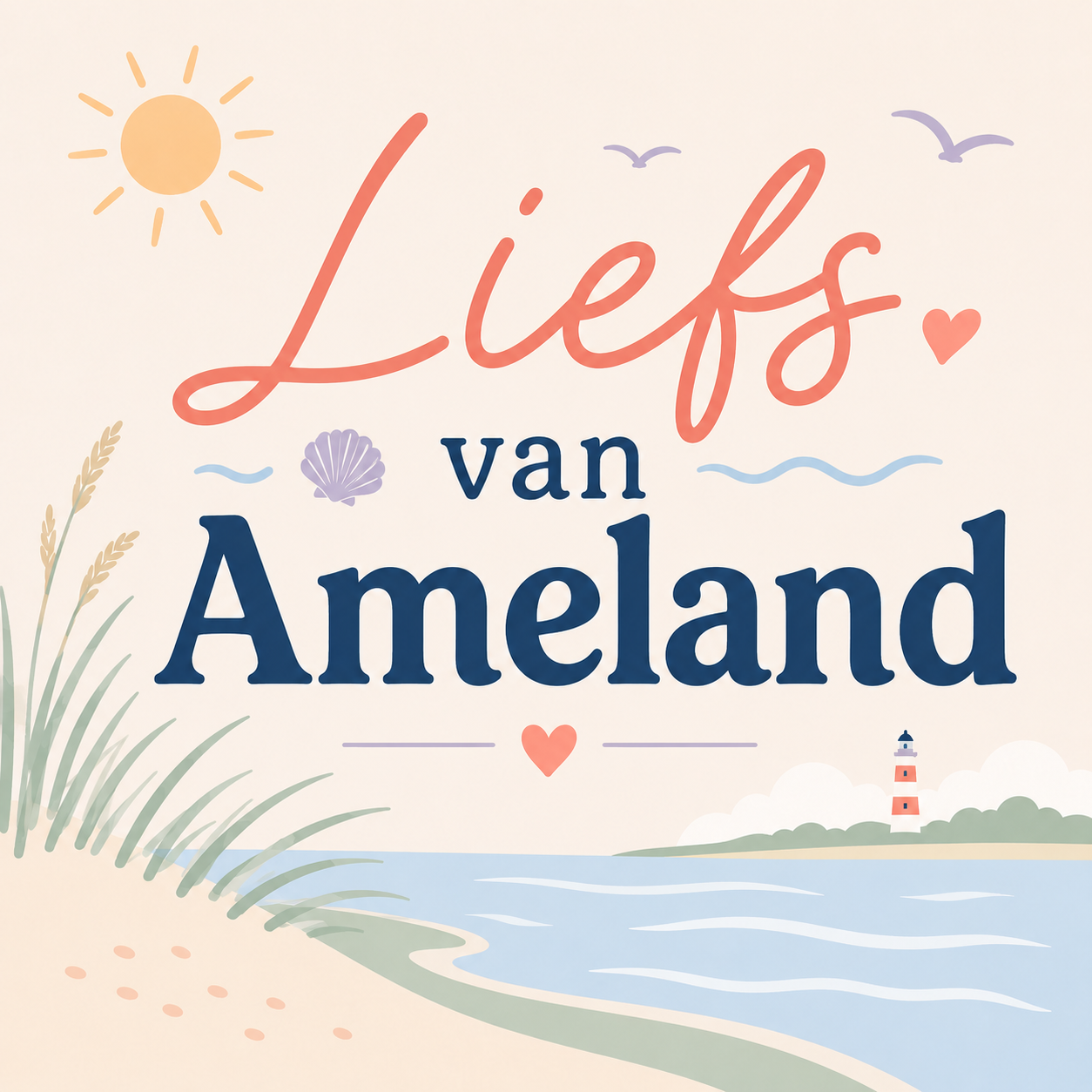 Pastel - Liefs van Ameland