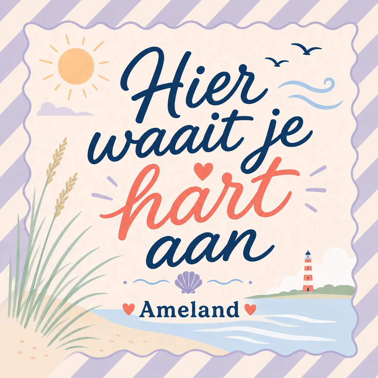 Pastel - Hier waait je hart aan