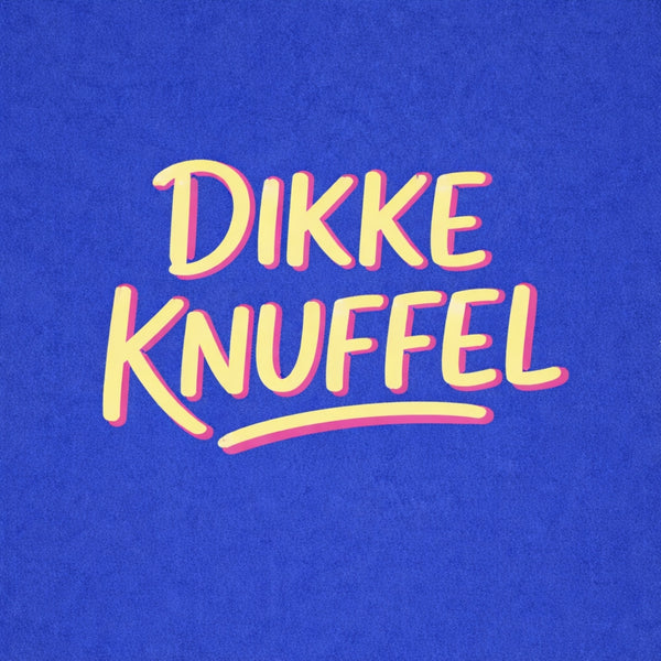 Tegeltje "Dikke Knuffel" Blauw