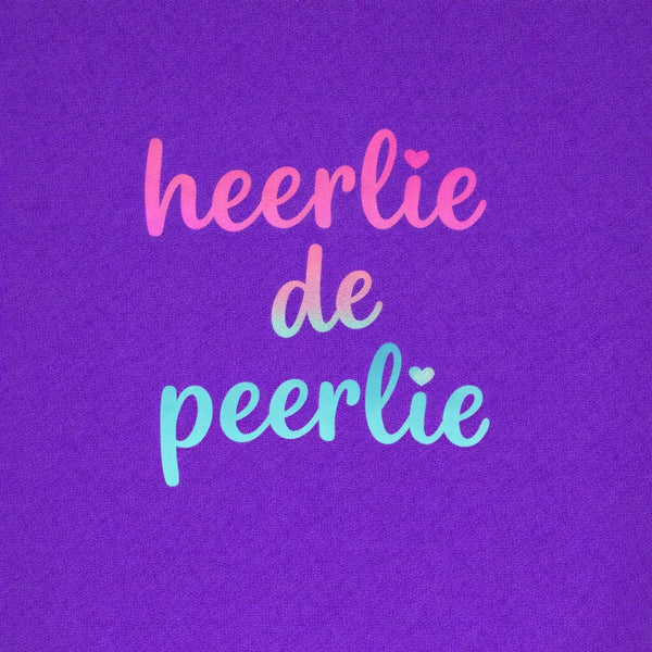 Tegeltje "Heerlie De Peerlie" Regenboog