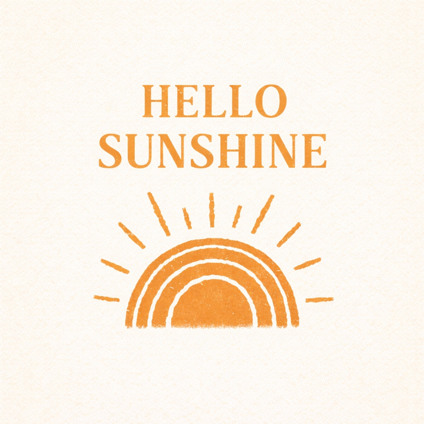 Tegeltje "Hello Sunshine"