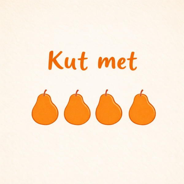 Tegeltje "Kut Met Peren"