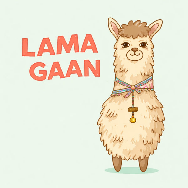 Tegeltje "Lama Gaan"