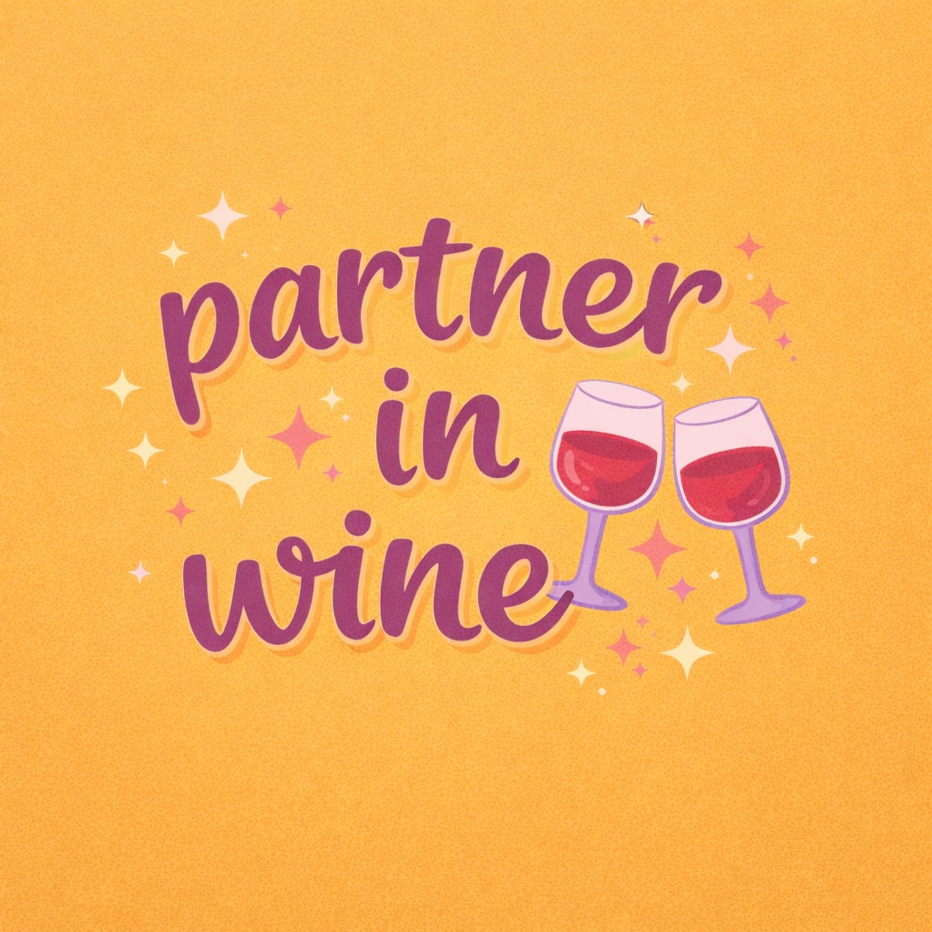 Tegeltje "Partner In Wine"