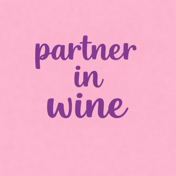 Tegeltje "Partner in Wine"