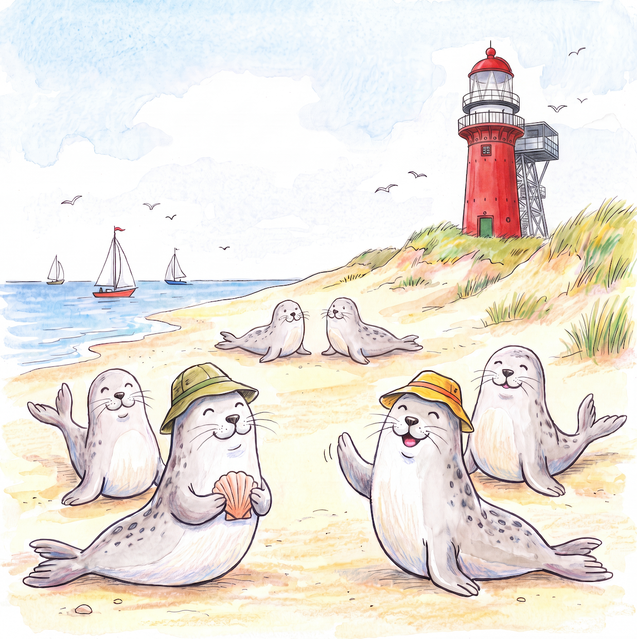 Vlielandse zeehondjes