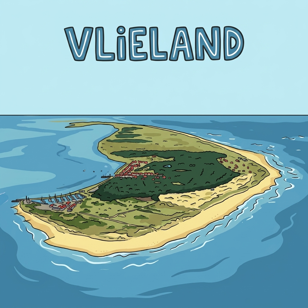 Vlieland in Vogelvlucht
