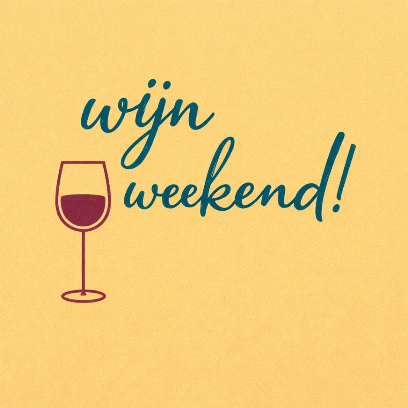 Tegeltje "Fijn Weekend!"