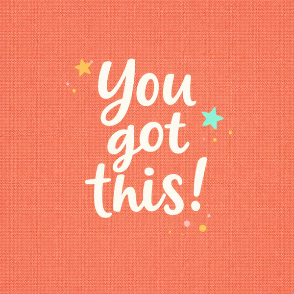 Tegeltje "You Got This" Oranje