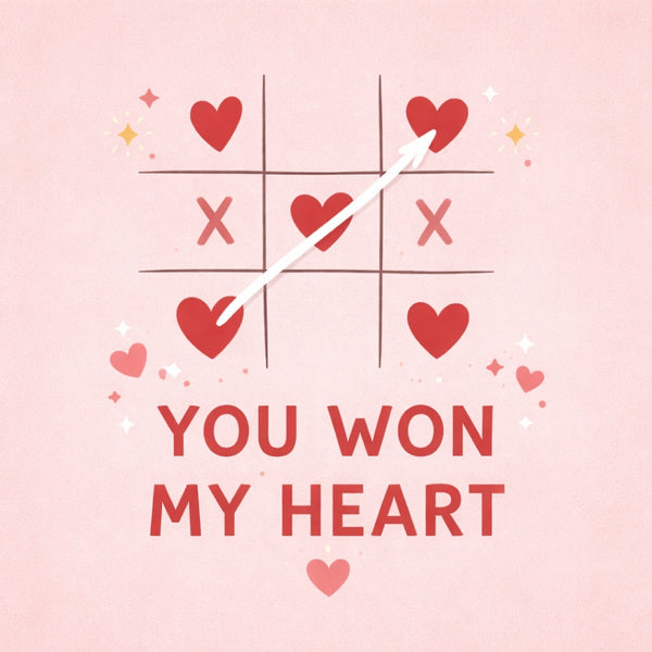 Tegeltje "You Won My Heart"