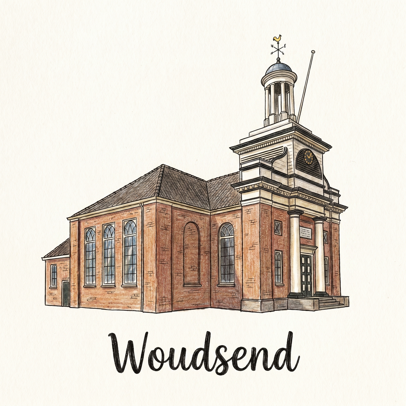 De Kamel Woudsend Schetsstijl