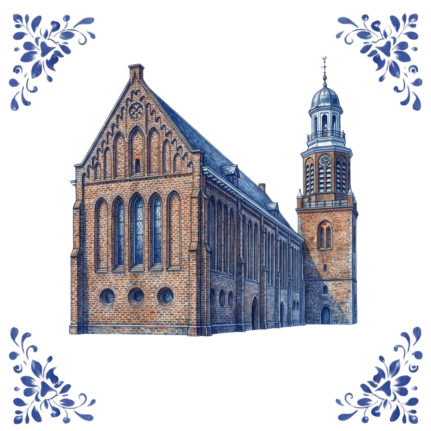 Grote Kerk en D’Oale Witte Winschoten