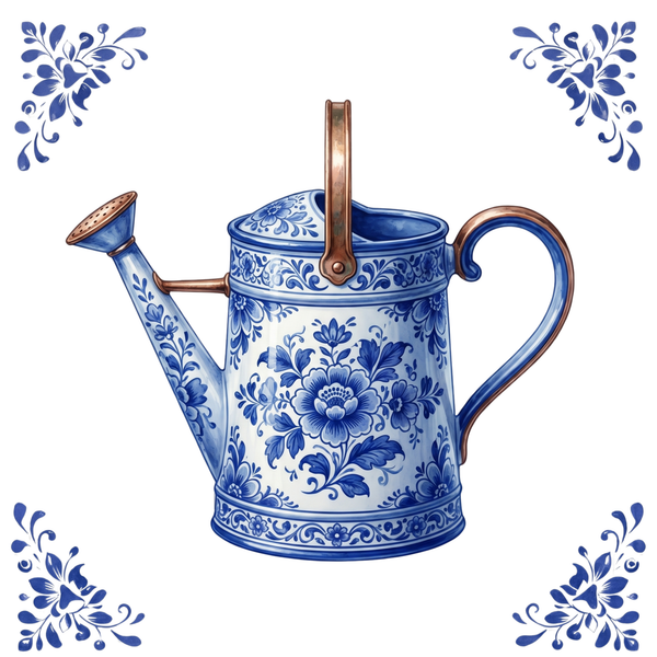 Tegeltje Delfts Blauw - Gieter