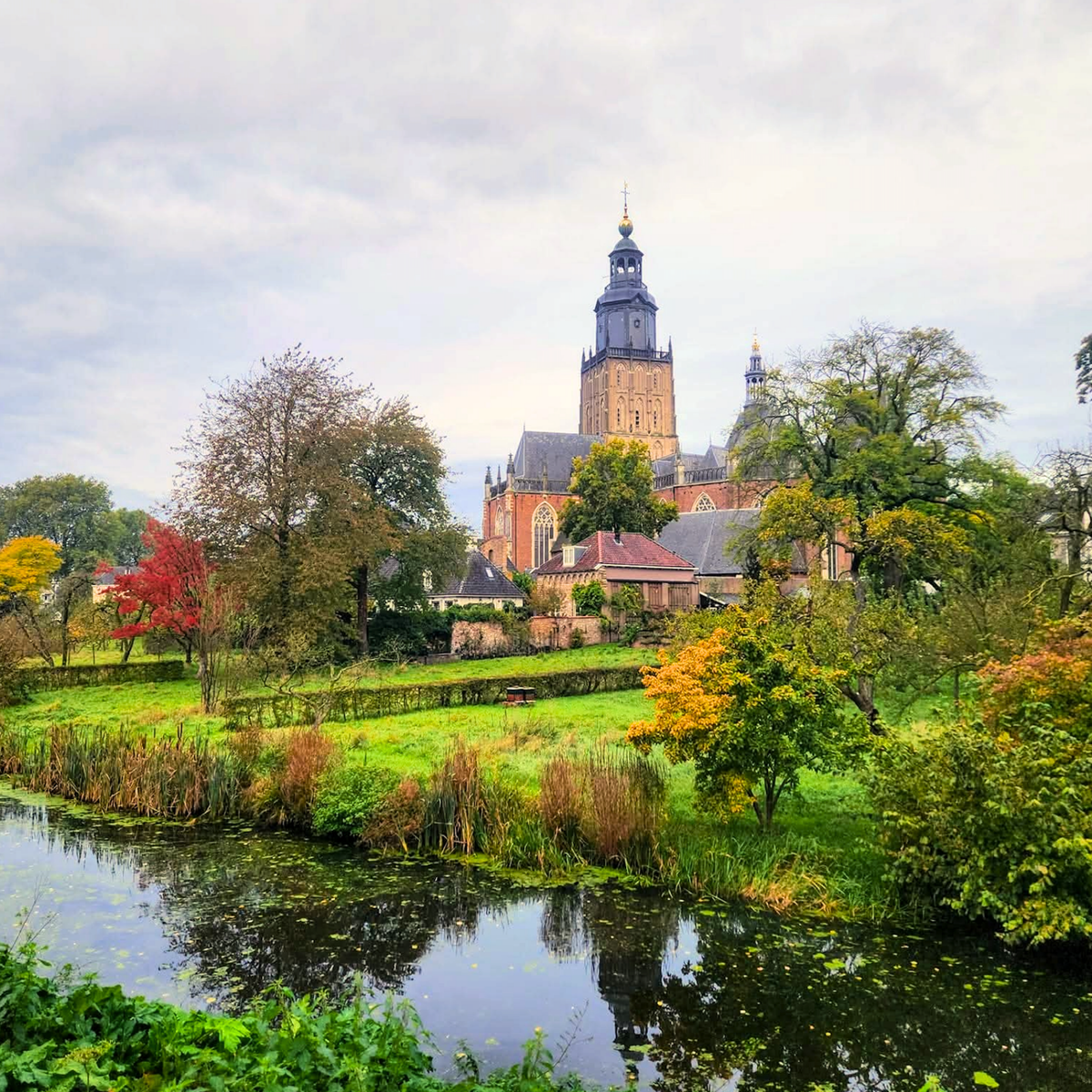 Tegeltje "eigen foto van zutphen"