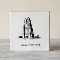 Tegeltje Zwart-Wit "Oldenhove" - 3