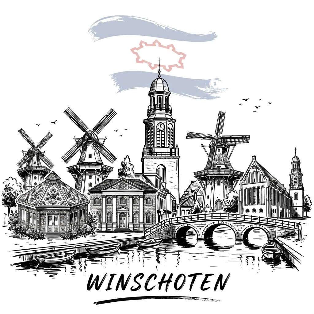 Stadsaanzicht Winschoten