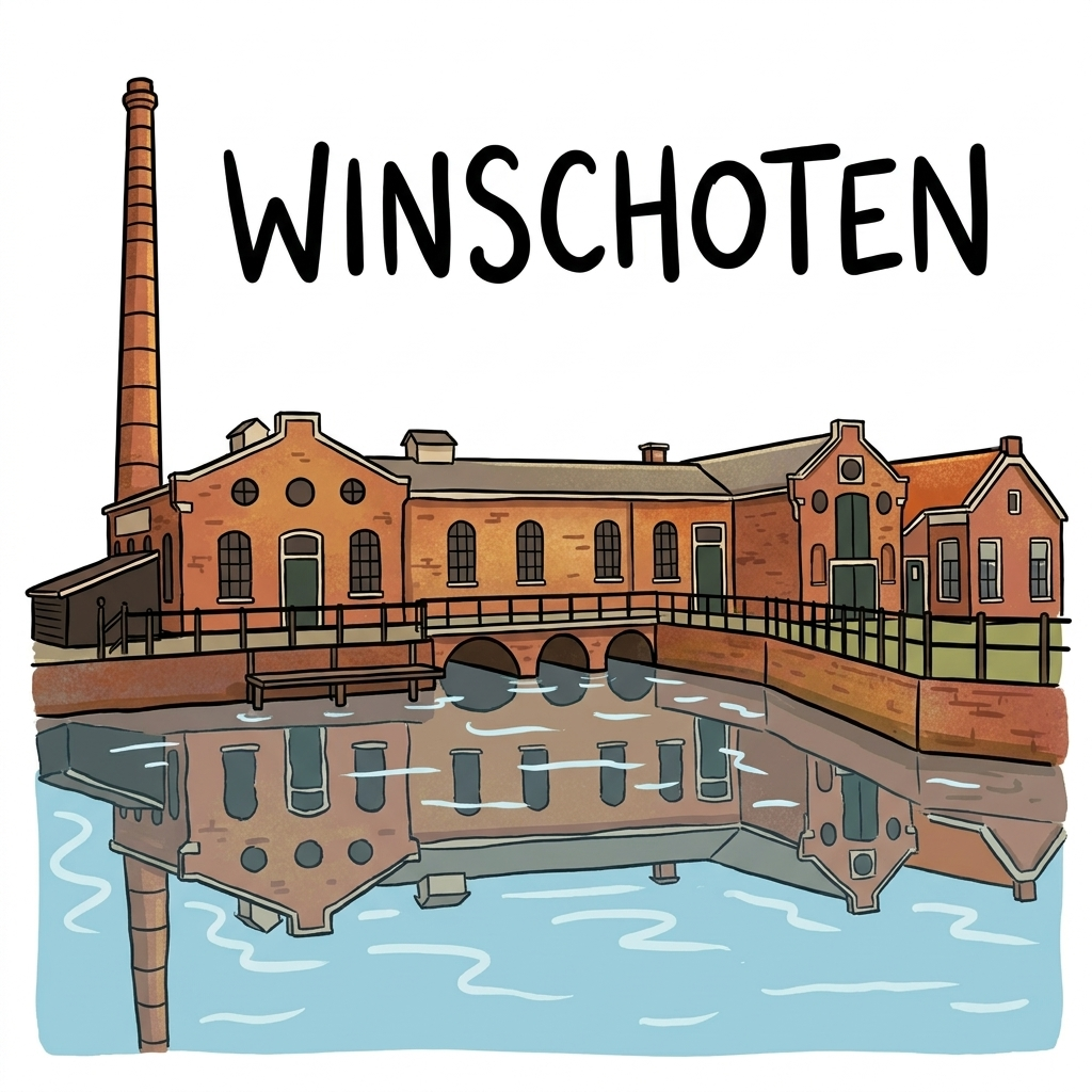 Stoomgemaal Winschoten Cartoon