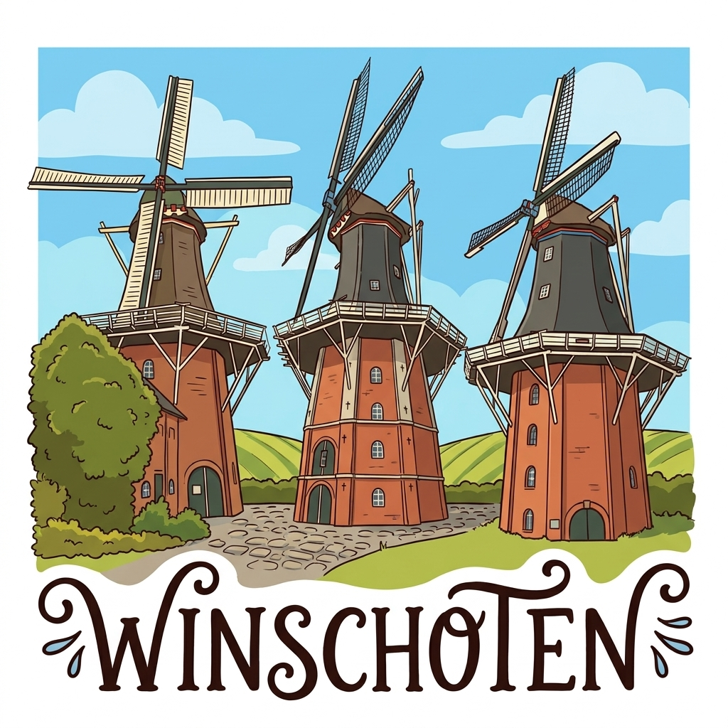3 Molens Winschoten Cartoon
