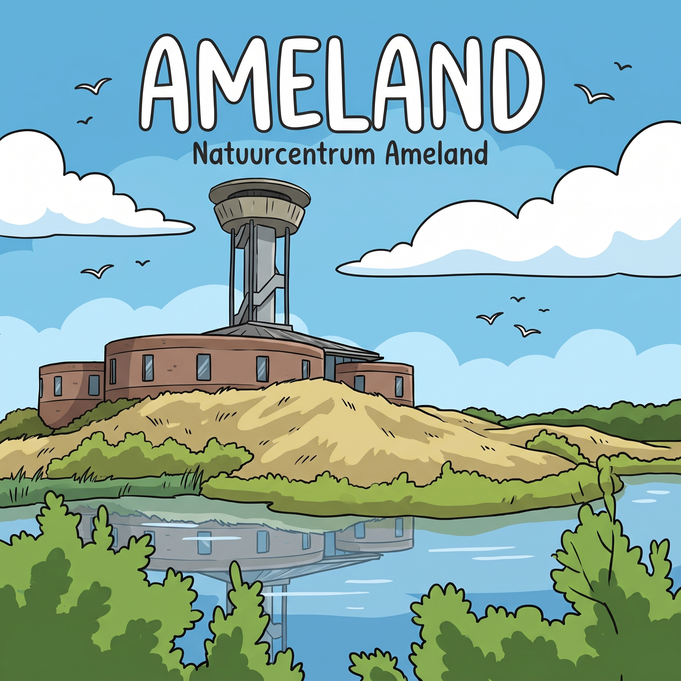 Cartoon - Natuurcentrum Ameland