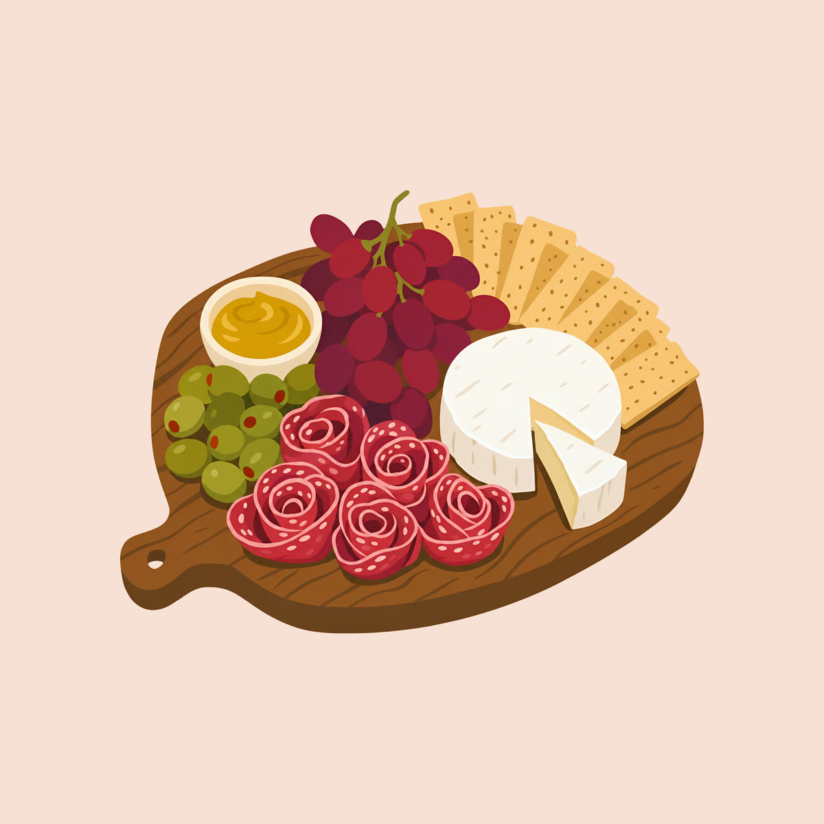 Tegeltje "Borrelplank"