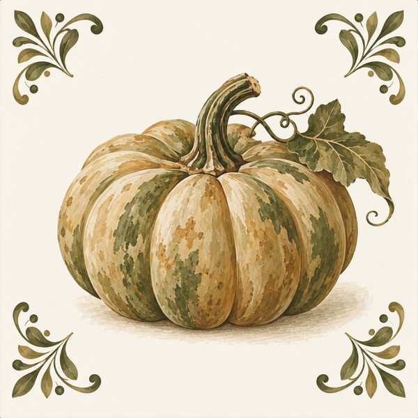 Tegeltje Herfst - Pompoen